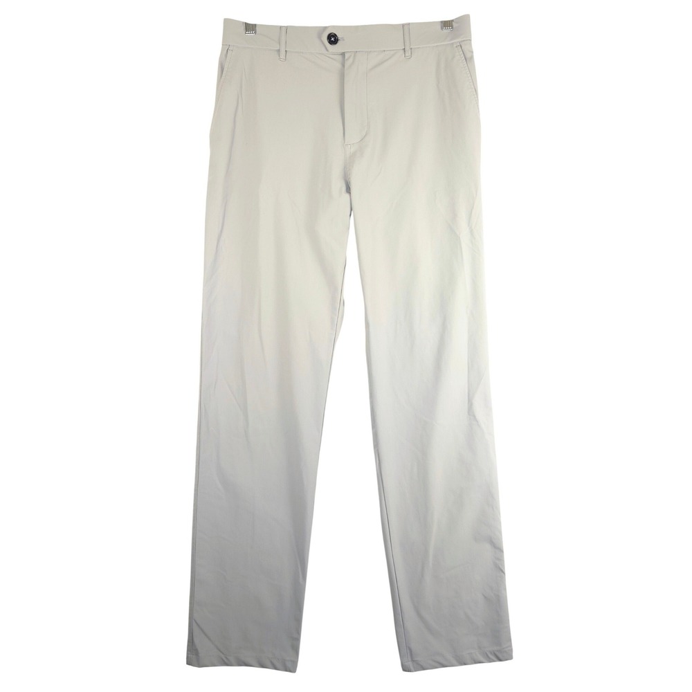 Greyson Montauk Mens Golf Pants Grey Technical Stretch 36x34‎ (Fits 33x32)